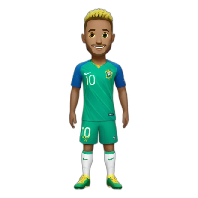 neymar brazil shirt sticker
