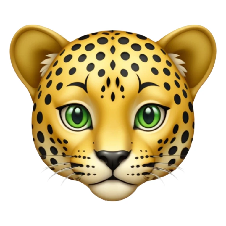 A high-resolution photo-realistic digital illustration of a young jaguar, chest upward A high-resolution, photo-realistic digital illustration of a majestic young jaguar sticker
