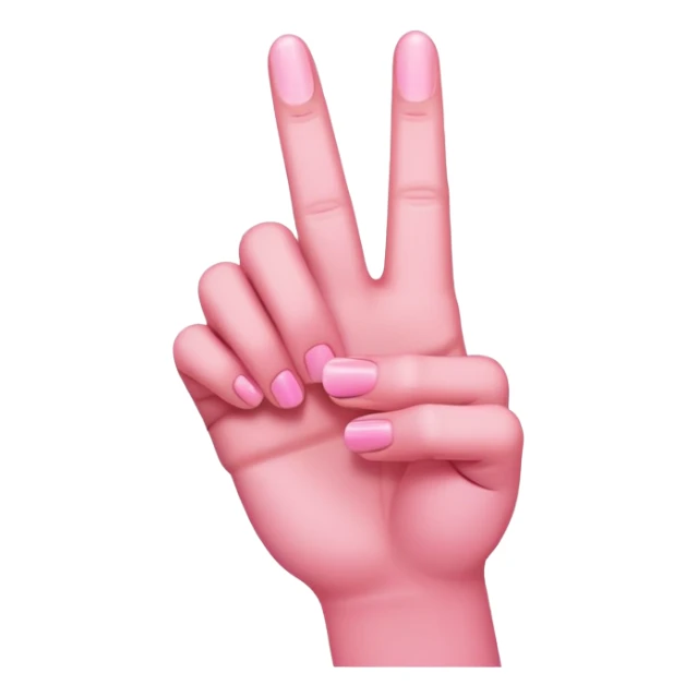 middle finger pink sticker