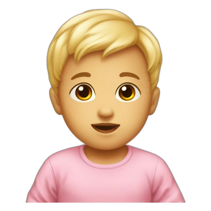 baby emoji no background sticker