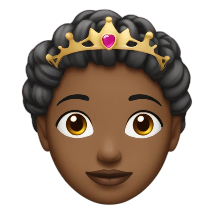 Grace mbizi mais avec du font de tein et une couronne sticker