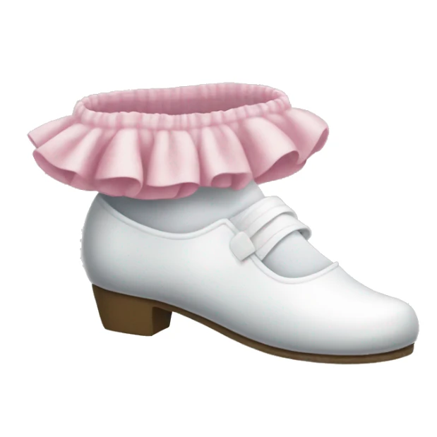 mary jane shoes and frilly white socks sticker