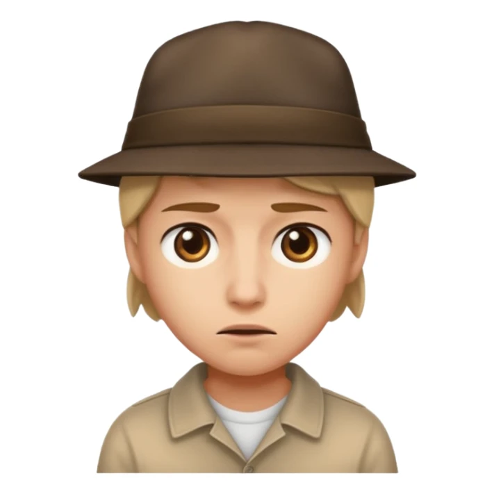 Jealousy - fear of losing someone's affection to a rival - looking around a corner sticker