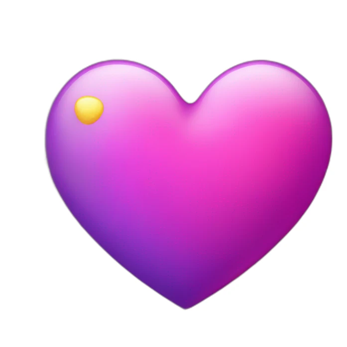 pink-and-purple-heart-with-yellow-sparkles sticker