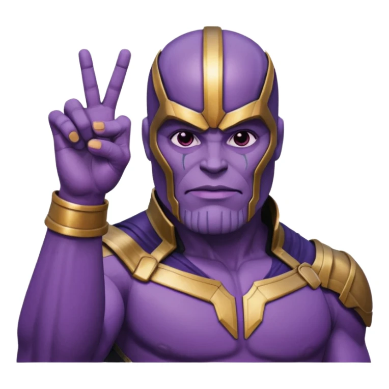 Squıd game Thanosun hareketini yapan emoji  sticker