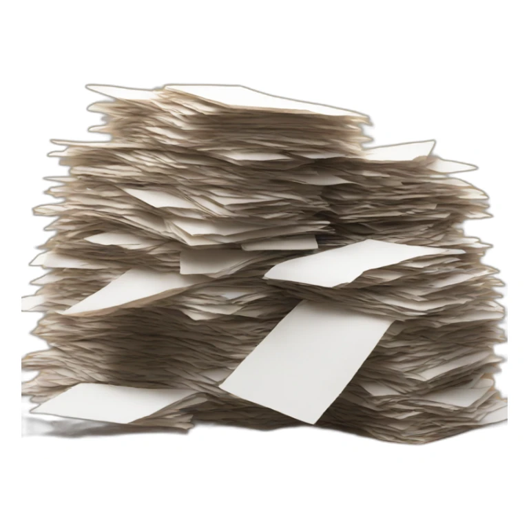 pile of files sticker