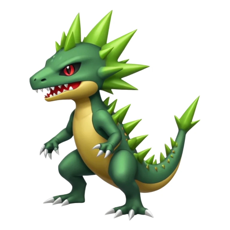 Fraxure-Haxorus-Axew-fusion (full body) sticker