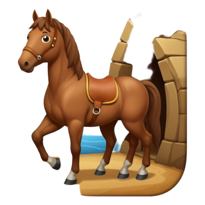 secret horse sticker
