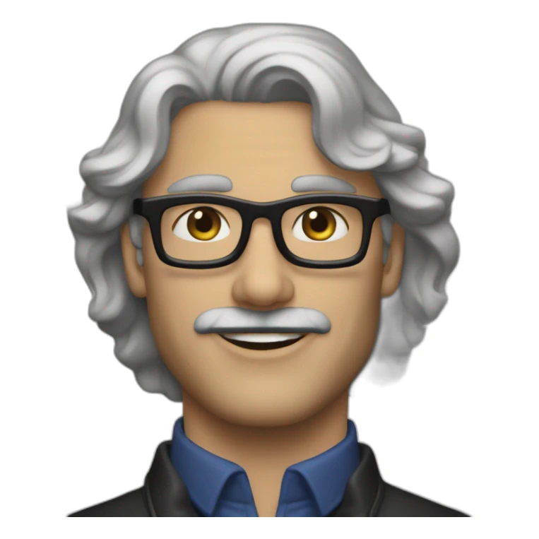 Eric zemour a côté d un homme de couleur noir sticker