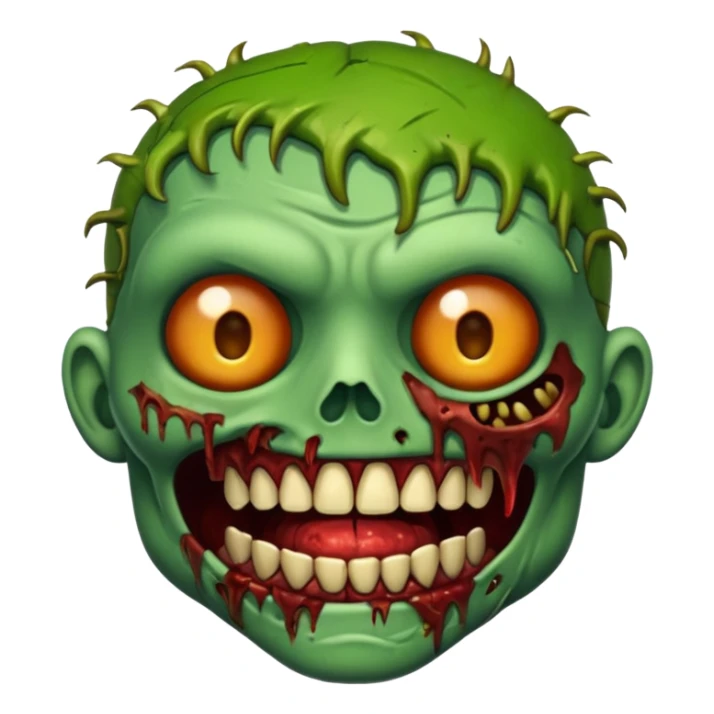 faz eu de emoji de zumbi sticker