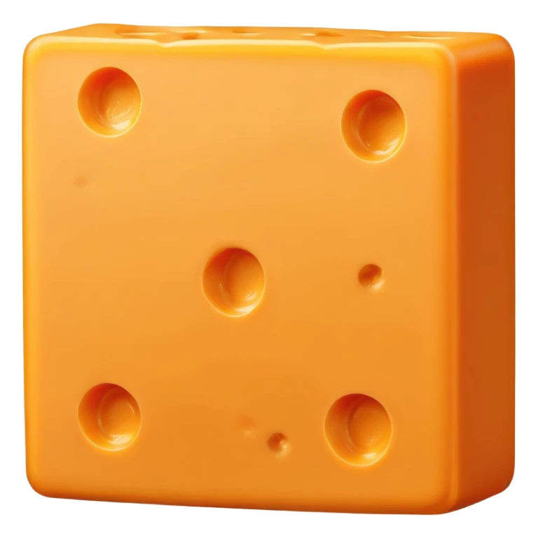 Block of cheddar cheese sticker