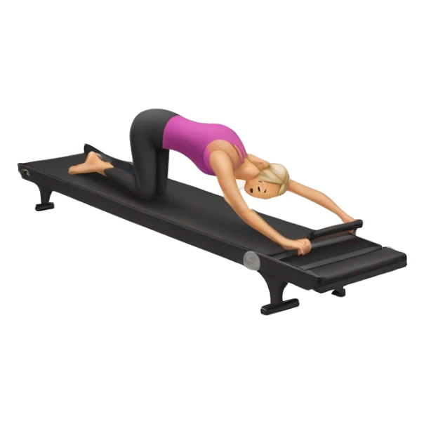 Pilates Reformer Woman sticker