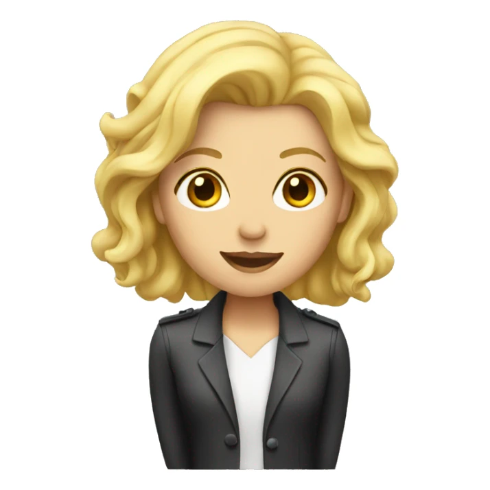 Blonde director sticker