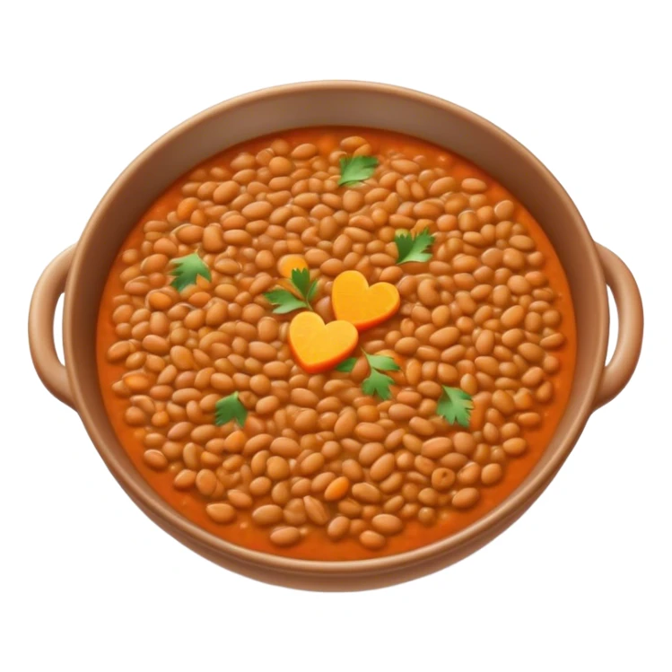 Cinematic Realistic Dal Dish Emoji, featuring a hearty lentil stew with aromatic spices rendered with lifelike textures and warm, comforting lighting. sticker