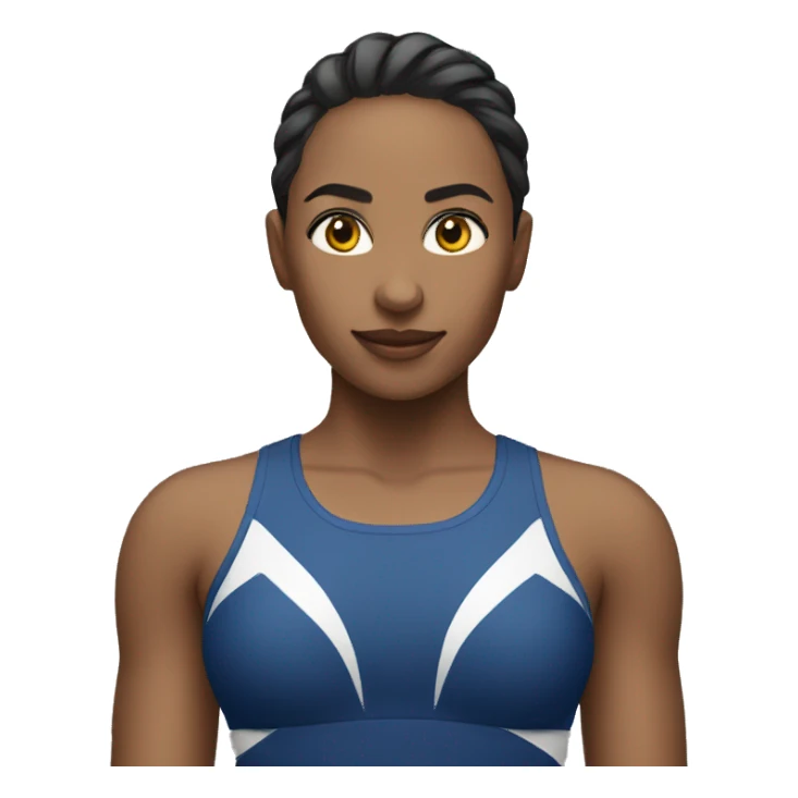 Femme fesant de la gymnastique  sticker