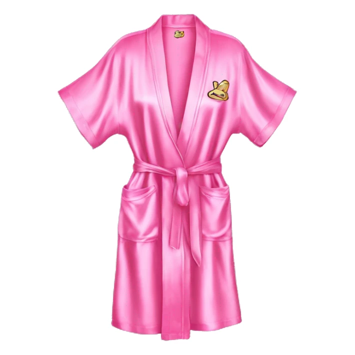 Victorias secret robe pink silk sticker