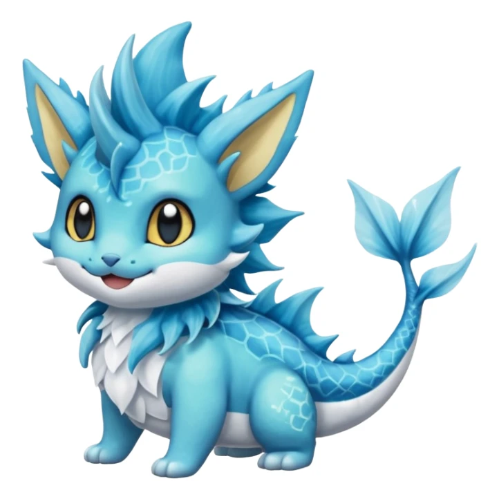 Elfish Unique Torterra-Vaporeon-feline sticker