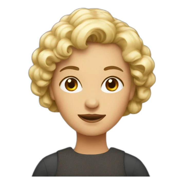 danish woman sticker