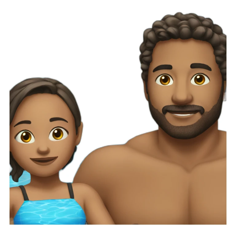 me-and-my-daughter-in-the-pool sticker