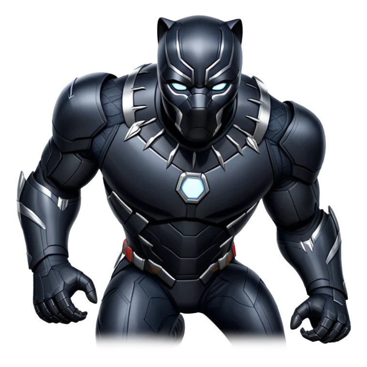 black panther marvel from captain america: civil war sticker
