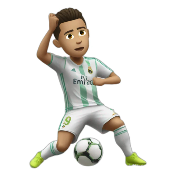 Ronaldo qui fait un dab sticker