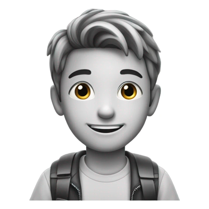 A boy that is very thankful sticker