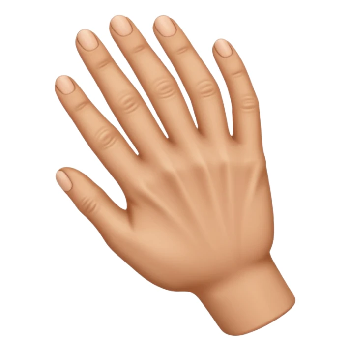 Make a hand with all the fingers open just third finger is folded 90 degrees sticker