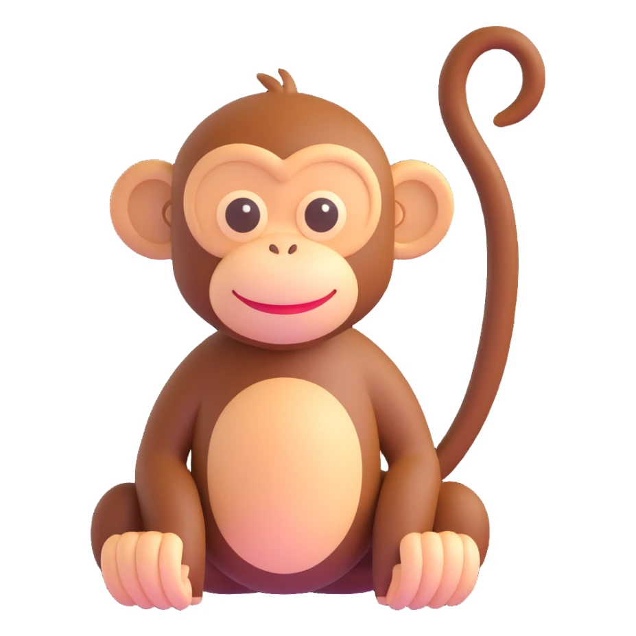 monkey emoji sticker