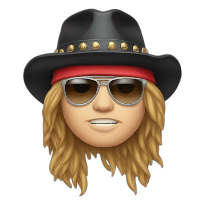 Axl rose sticker