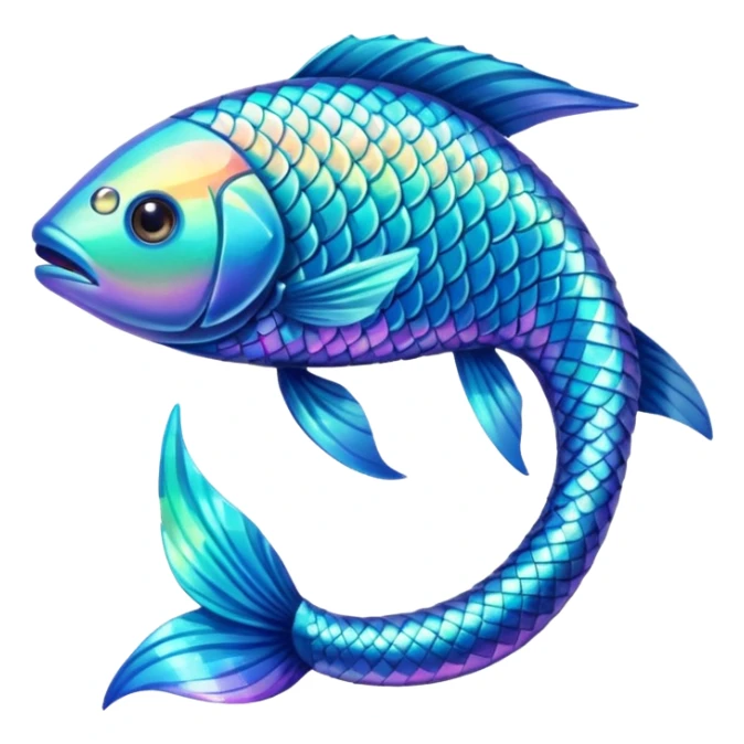 Balık kuyruğu sticker