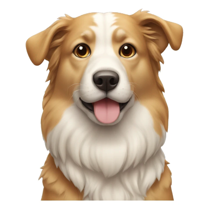 Un chien avec la tete de un chat sticker