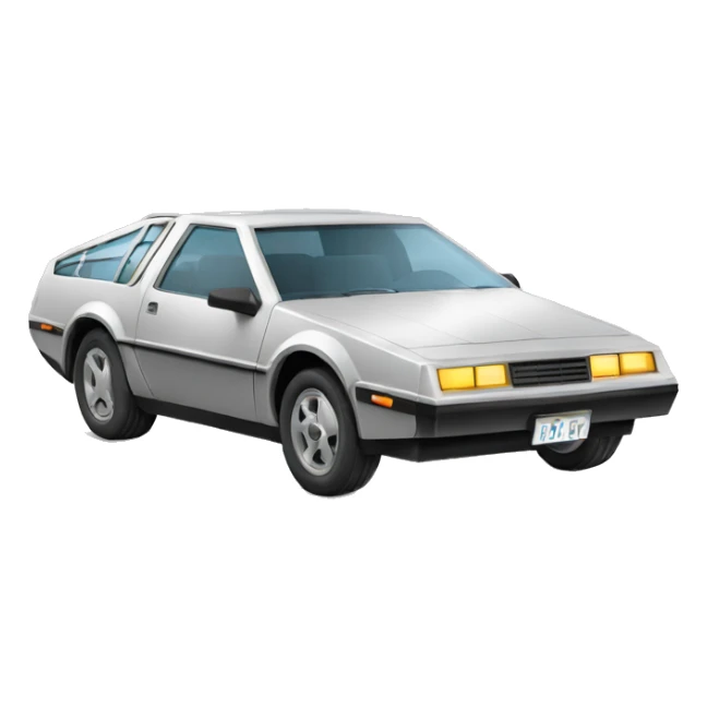 Voiture retour vers le futur  sticker