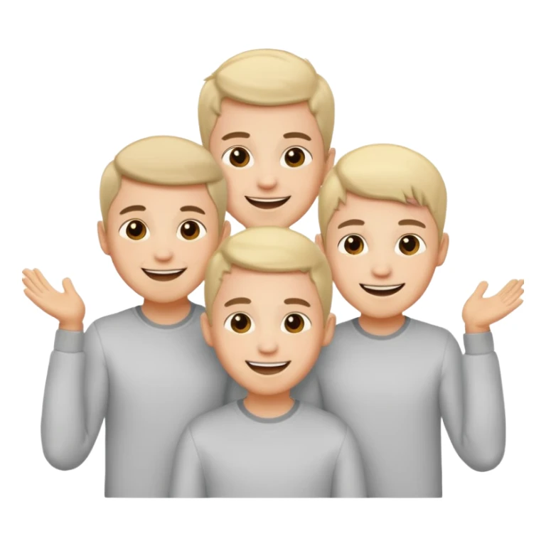 les rois du houblon? ILS SONT 3 GAR9ONS peau claire sticker