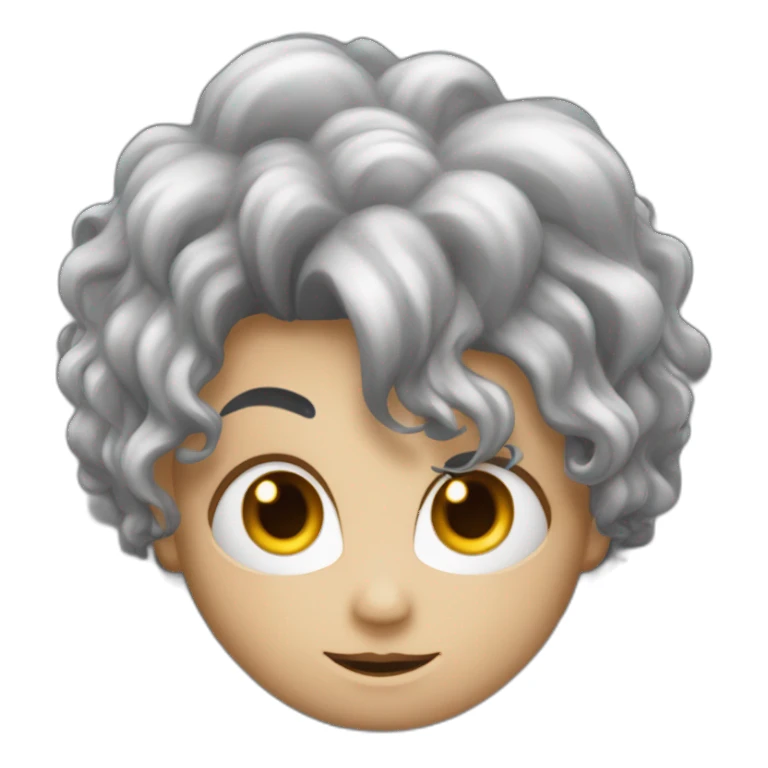 Un visage noir avec des dant de  vampire, les cheveux locks teinture de cheveux, les yeux remplacés par des étoiles, un jeune. sticker