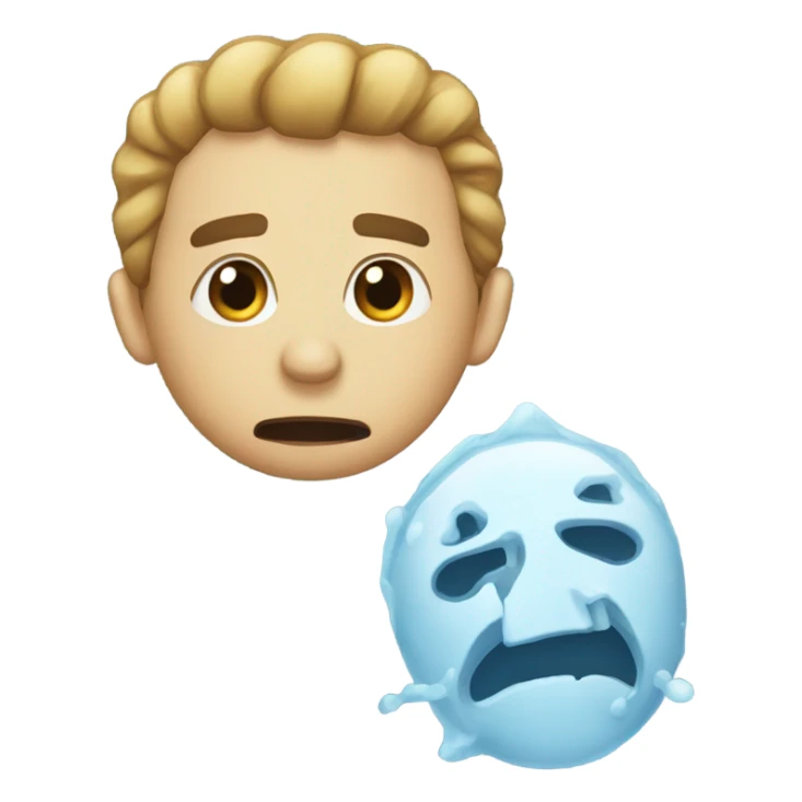 Froze to death emoji sticker