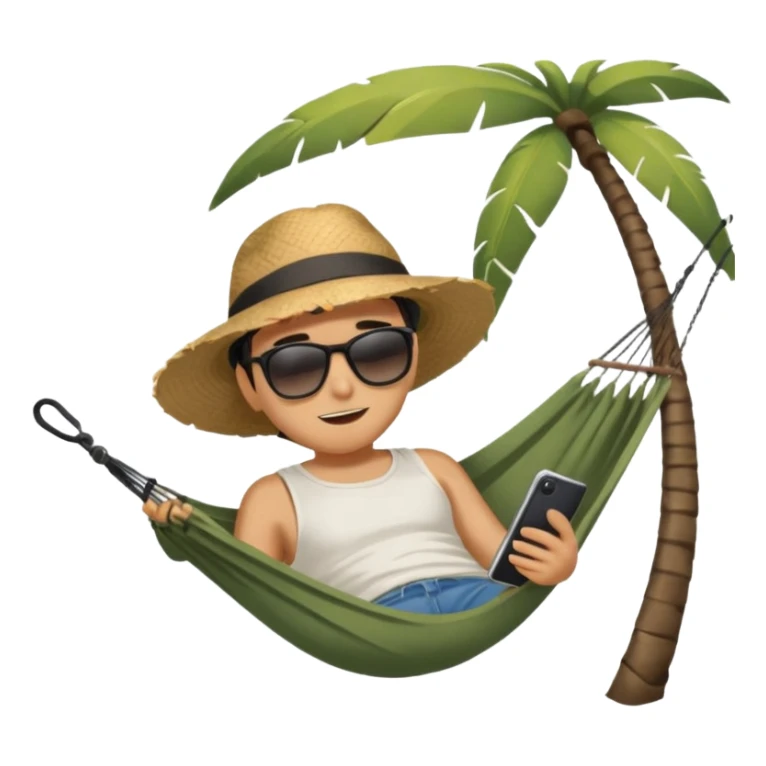 take the last image and make the hole bigger, and the hammock smaller sticker