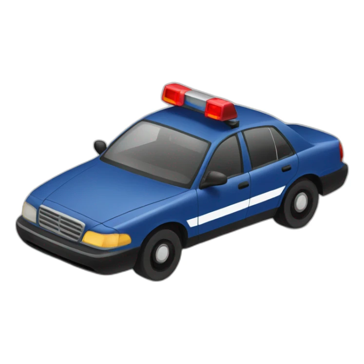 Voiture de police  sticker