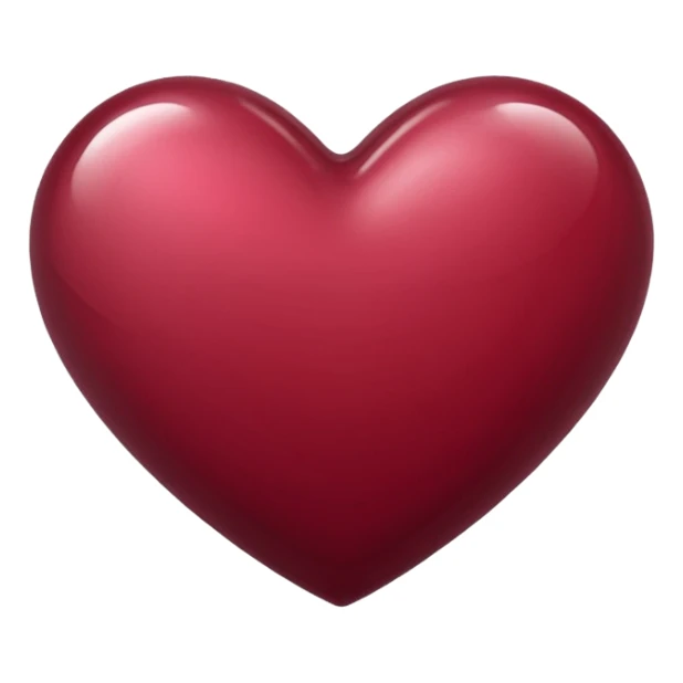 burgundy Valentine’s day sticker