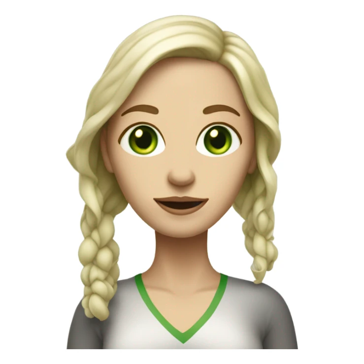 a Reptilian alien white woman, full body sticker