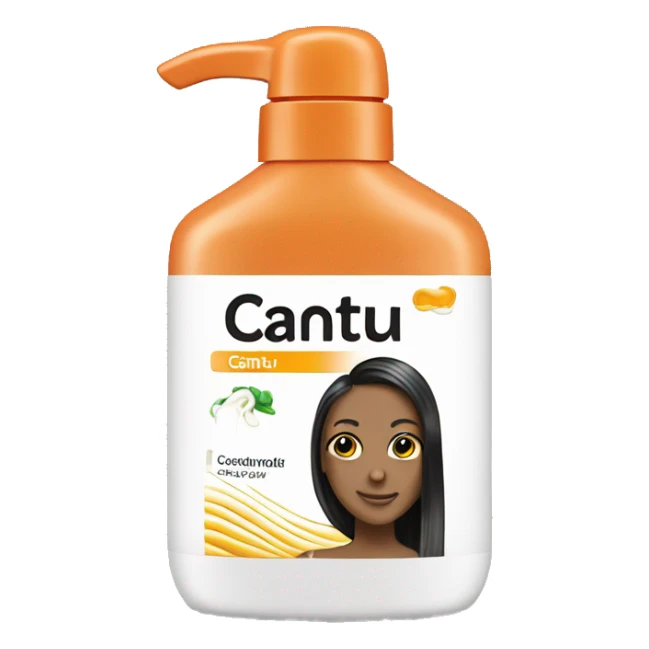 hair conditioner with a label that says cantu sticker
