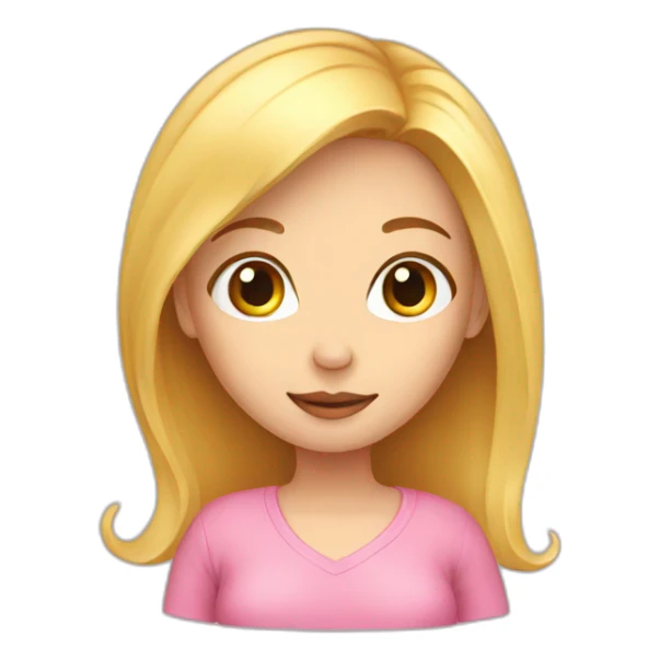 girl blond pregnat sticker