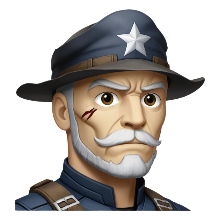 crossbones brock rumlow from captain america: civil war sticker