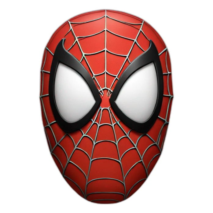 Spider-Man avec la bouche grande ouverte et des étoiles dans les yeux sticker