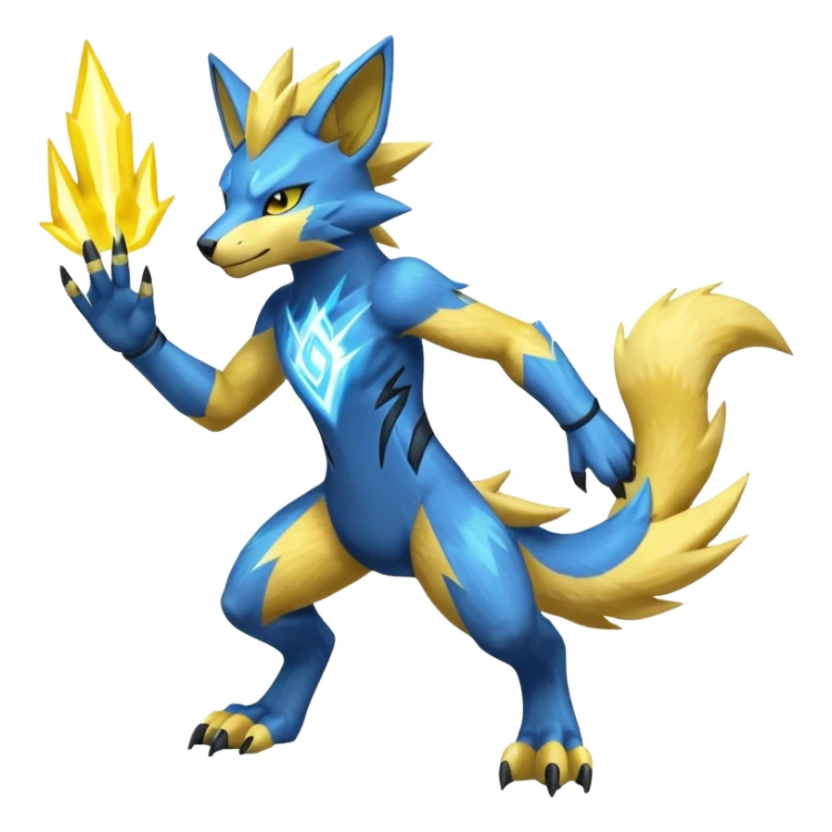 Manectric-Zeraora-fusion (full body) sticker