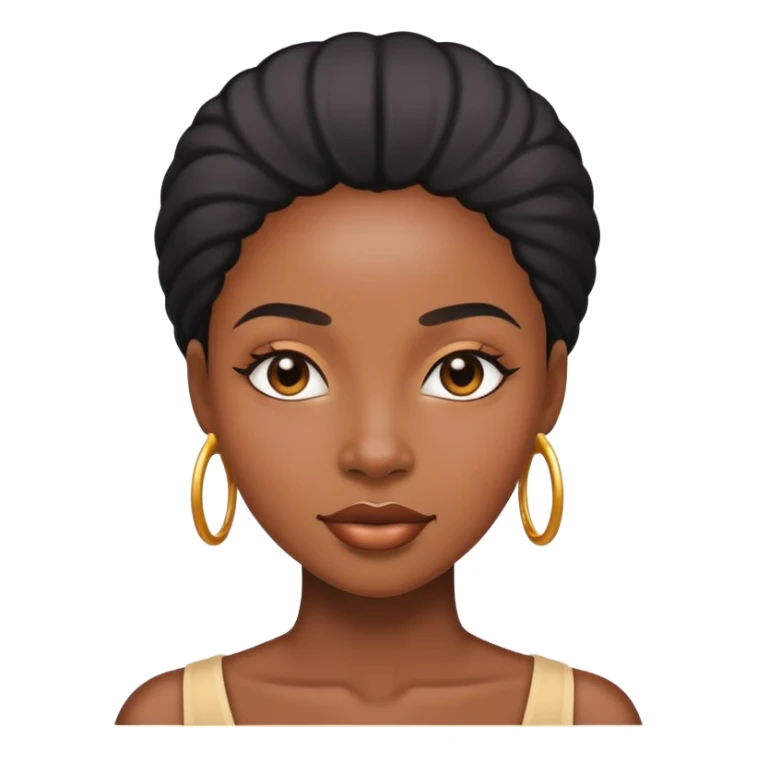black woman  sticker