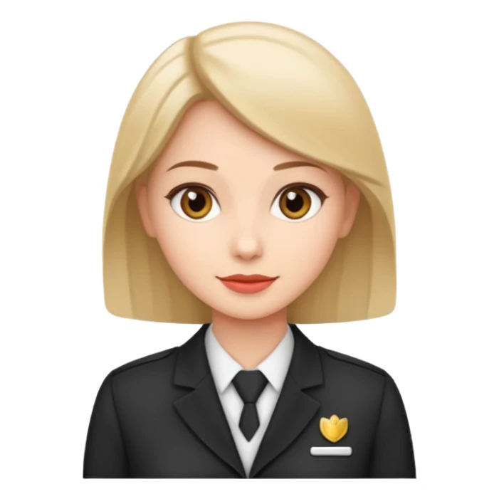 Je veux un réceptionniste d"hotel élégant sticker