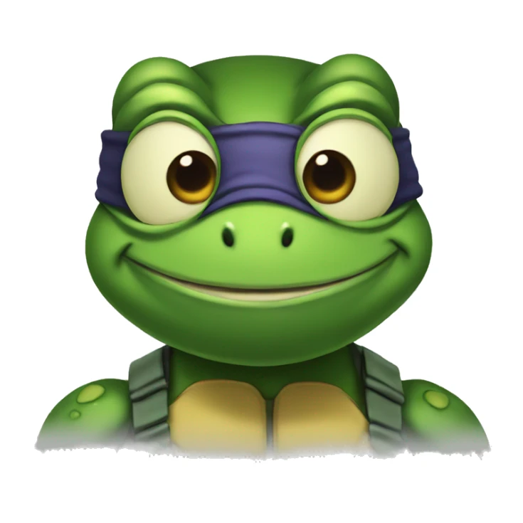 teenage mutant ninja froggy sticker