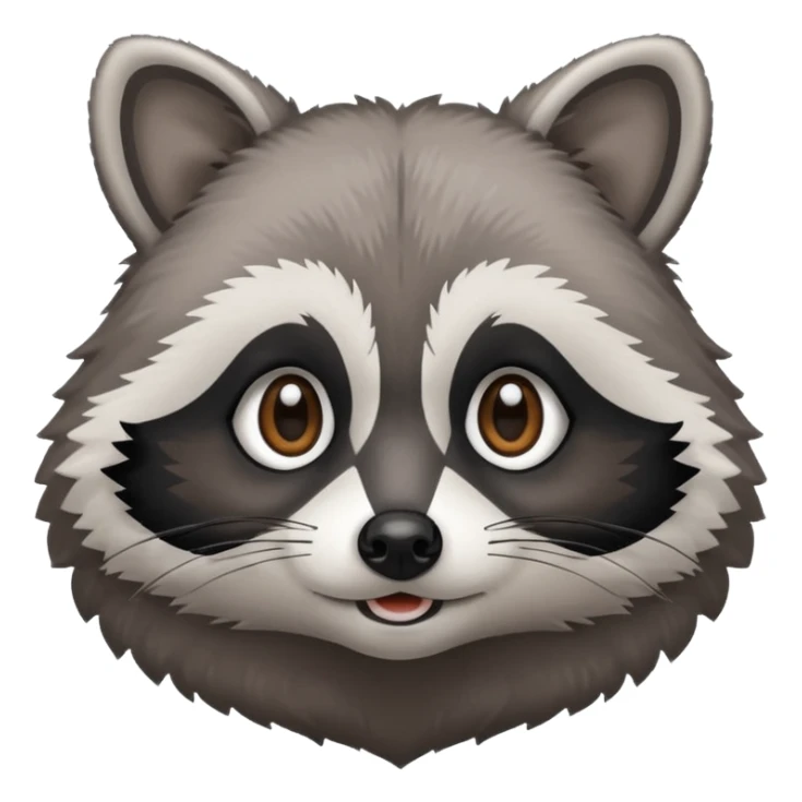 Adorable raccoon sticker
