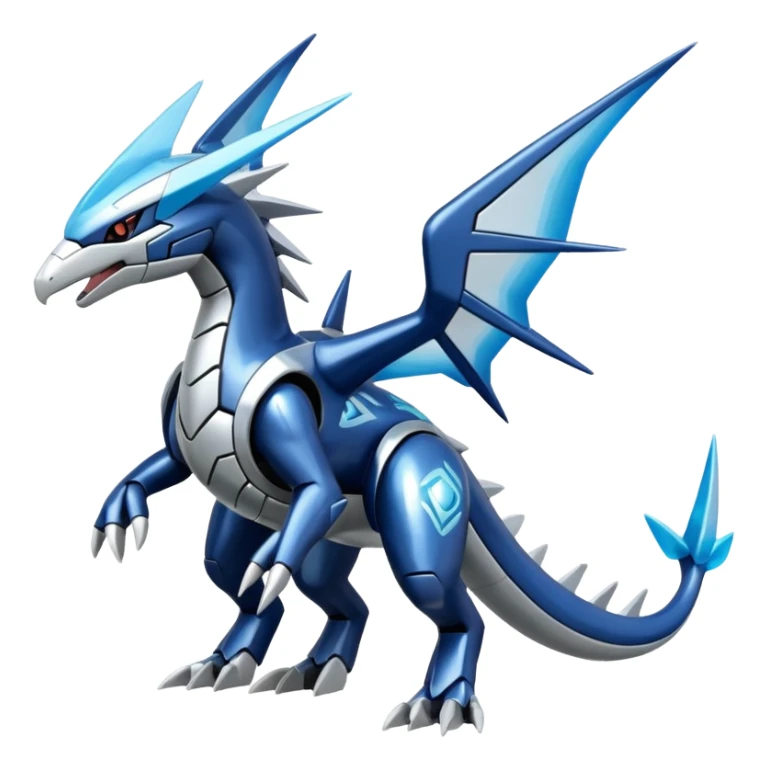 Futuristic Helioptile-Kyurem-Dialga-Latios-Miraidon-Pokémon, full body sticker