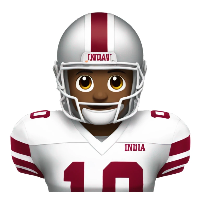 Indiana university football sticker